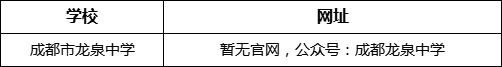 成都市龍泉中學(xué)網(wǎng)址是什么？