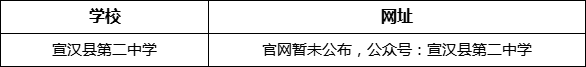 達州市宣漢縣第二中學網(wǎng)址是什么？