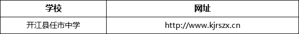 達(dá)州市開江縣任市中學(xué)網(wǎng)址是什么？