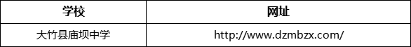 達州市大竹縣廟壩中學網(wǎng)址是什么？