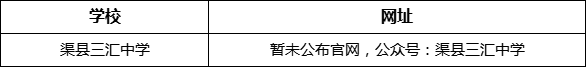 達(dá)州市渠縣三匯中學(xué)網(wǎng)址是什么？