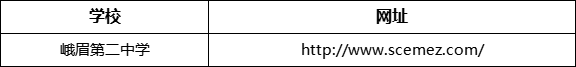 樂(lè)山市峨眉第二中學(xué)網(wǎng)址是什么？