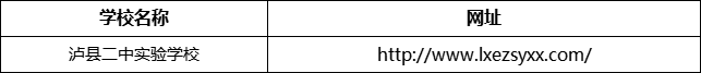 瀘州市瀘縣二中實(shí)驗(yàn)學(xué)校網(wǎng)址是什么？