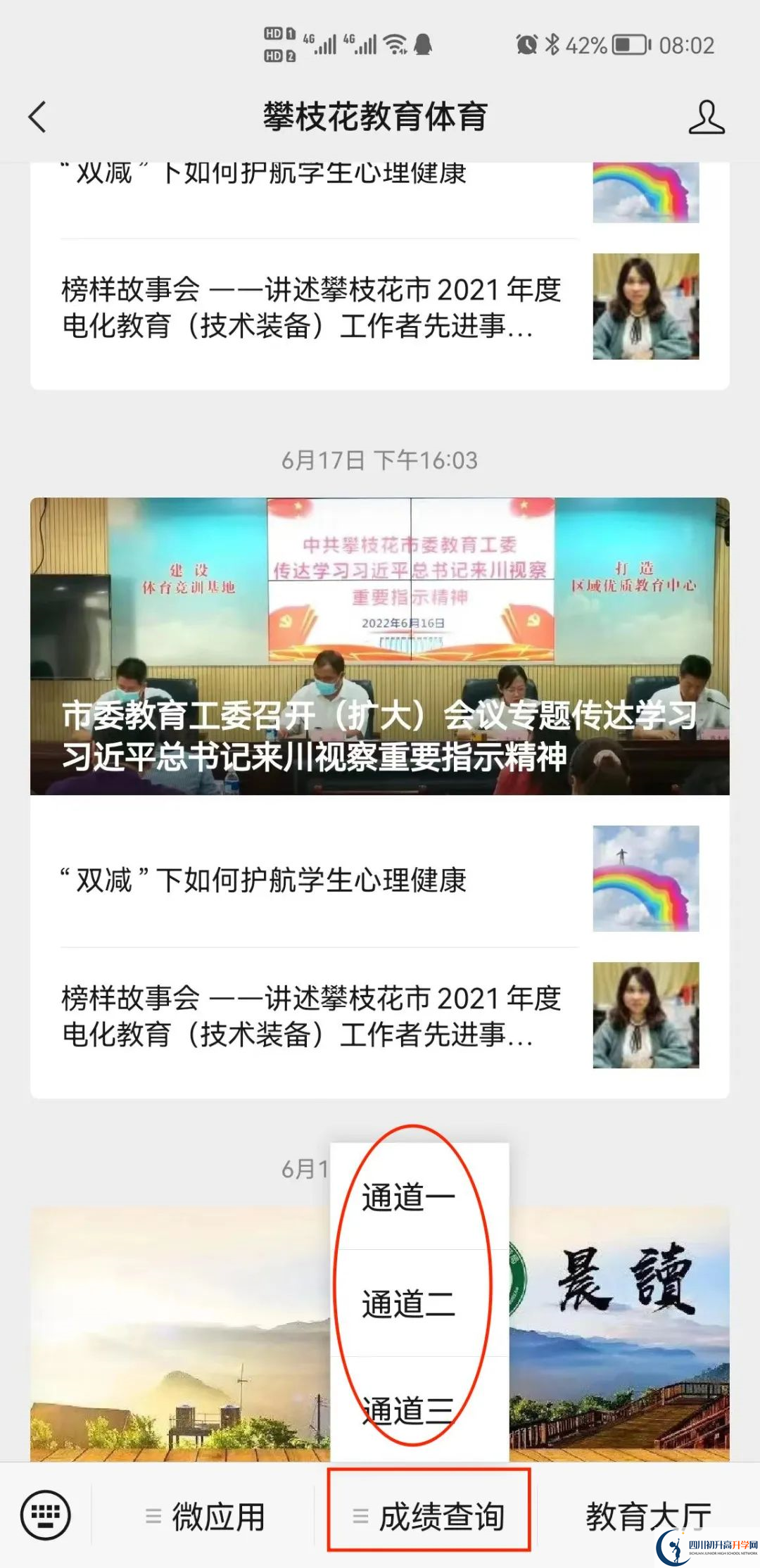 2023年攀枝花市中考體育成績(jī)查詢?nèi)肟? title=