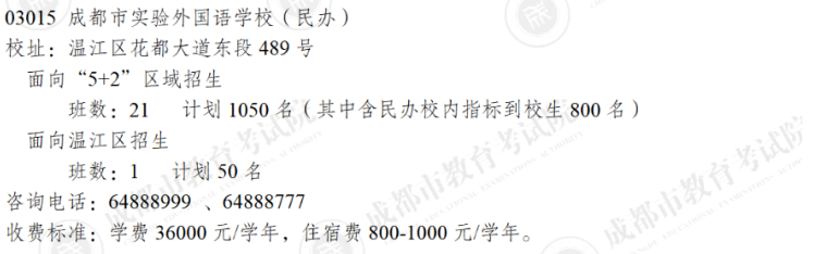 成都市成華區(qū)2023年私立初升高最新政策發(fā)布