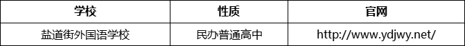 成都市鹽道街外國(guó)語(yǔ)學(xué)校官網(wǎng)、網(wǎng)址、官方網(wǎng)站