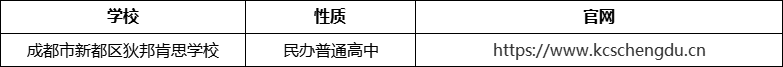 成都市新都區(qū)狄邦肯思學校網(wǎng)址是什么？